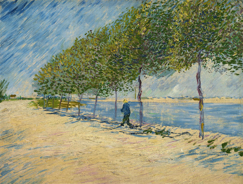 Along the Seine à Vincent van Gogh