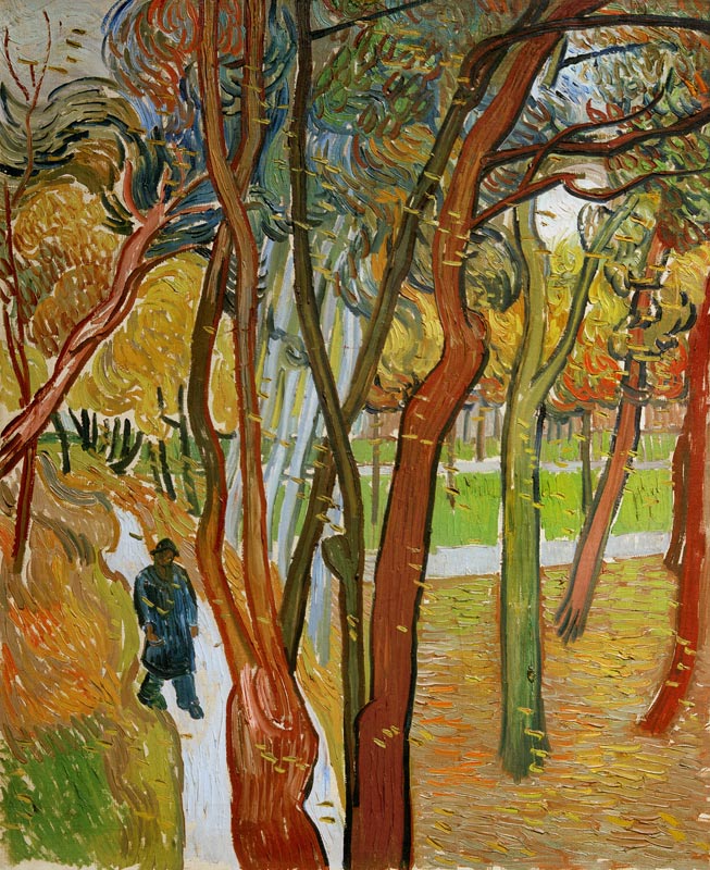 La chute des feuilles (1889) à Vincent van Gogh