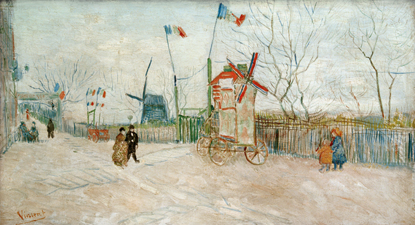 fête à Montmartre à Vincent van Gogh