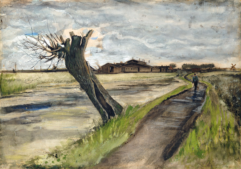 Gekappte Weide à Vincent van Gogh