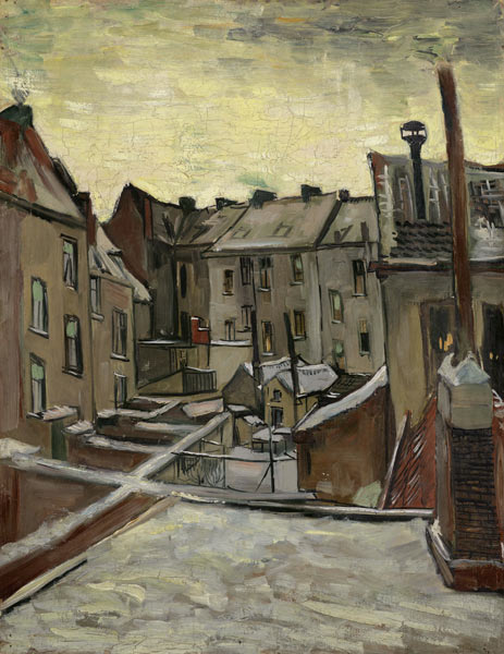 Houses seen from the back à Vincent van Gogh
