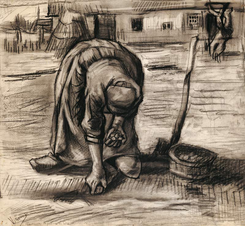 Planteuse de pommes de terre à Vincent van Gogh