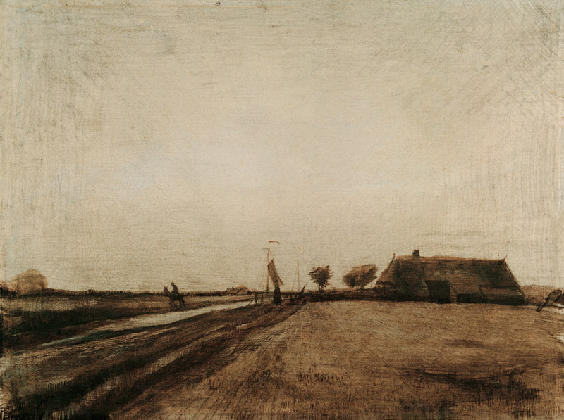 V.van Gogh, Landscape in Drenthe / 1883 à Vincent van Gogh