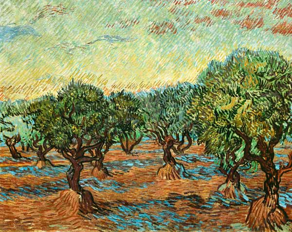 oliveraie à Vincent van Gogh