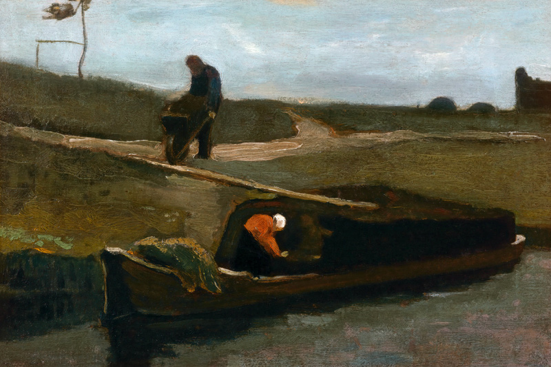 The Peat Boat à Vincent van Gogh
