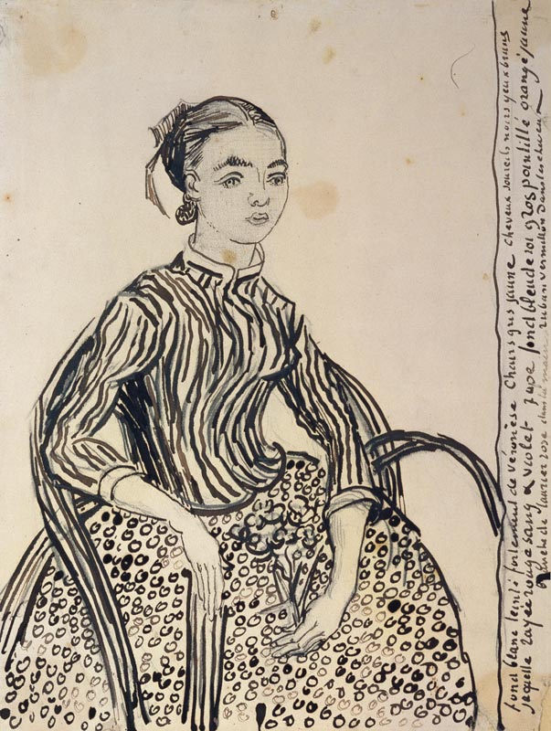 Portrait of a Young Girl à Vincent van Gogh