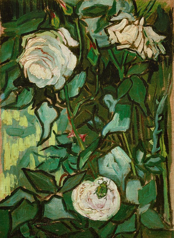 Roses and Beetle à Vincent van Gogh