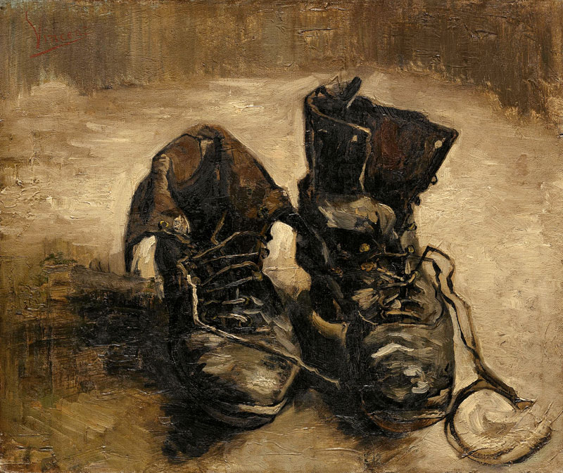 Vieux souliers aux lacets à Vincent van Gogh