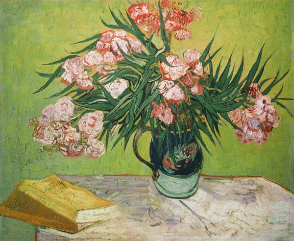 Nature morte avec laurier et livres à Vincent van Gogh