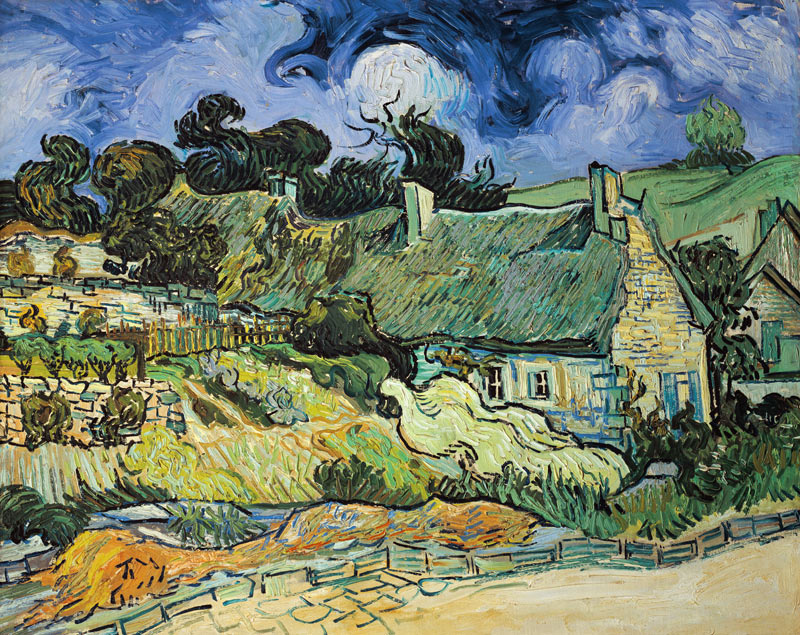Chaumes de Cordeville à Auvers-sur-Oise à Vincent van Gogh