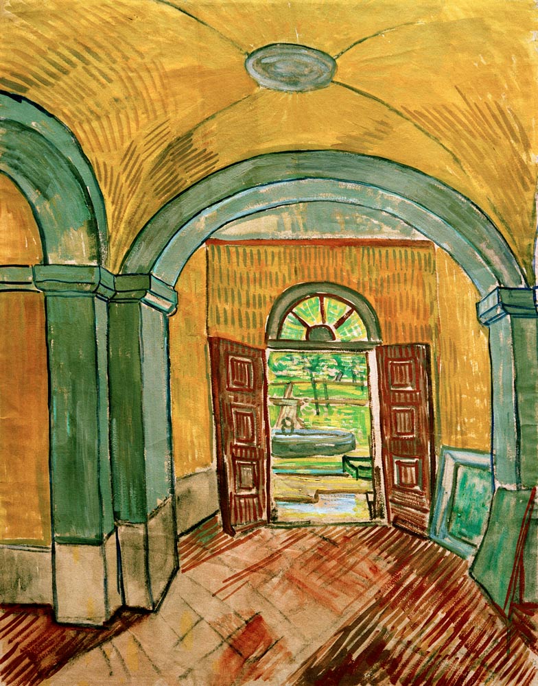 V.van Gogh, Vestibule of Asylum / 1889 à Vincent van Gogh