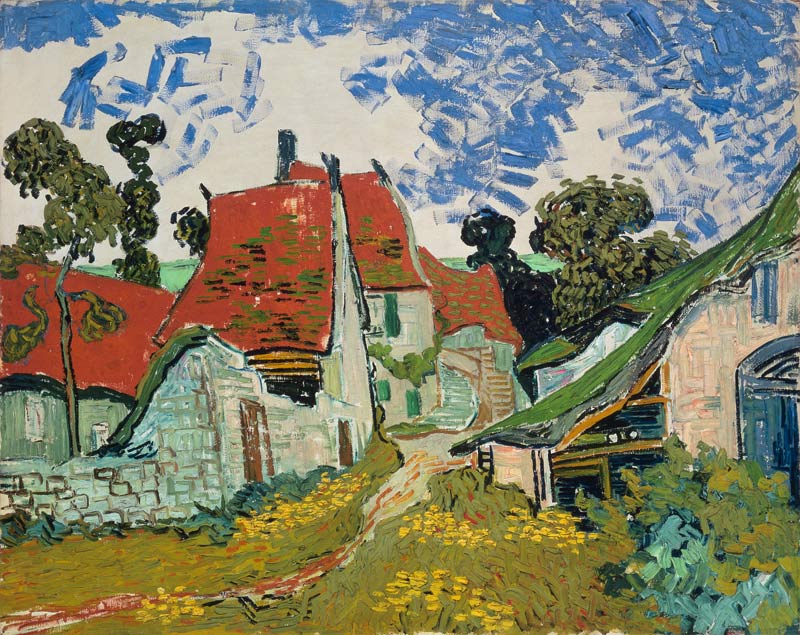 v.Gogh / Village street in Auvers / 1890 à Vincent van Gogh