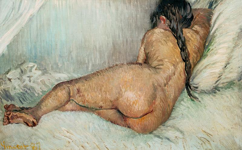 nu de dos féminin à Vincent van Gogh