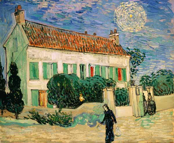 White House at Night à Vincent van Gogh