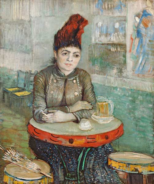 In the café. Agostina Segatori in Le tambourin à Vincent van Gogh