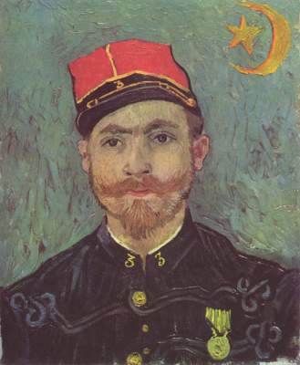 portrait du lieutenant Milliet à Vincent van Gogh