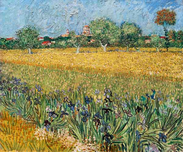 Vue d'Arles avec iris à Vincent van Gogh