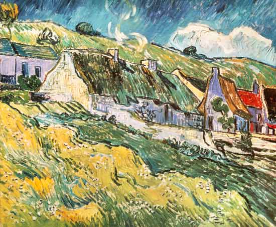 Cottages at Auvers-sur-Oise à Vincent van Gogh