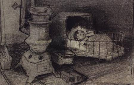 Cradle (pencil) à Vincent van Gogh