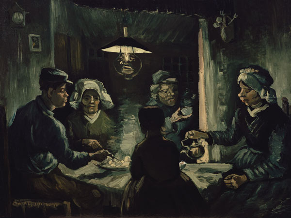 The potato eaters à Vincent van Gogh