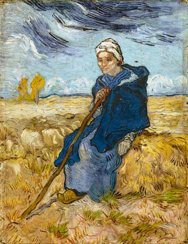 La bergère à Vincent van Gogh