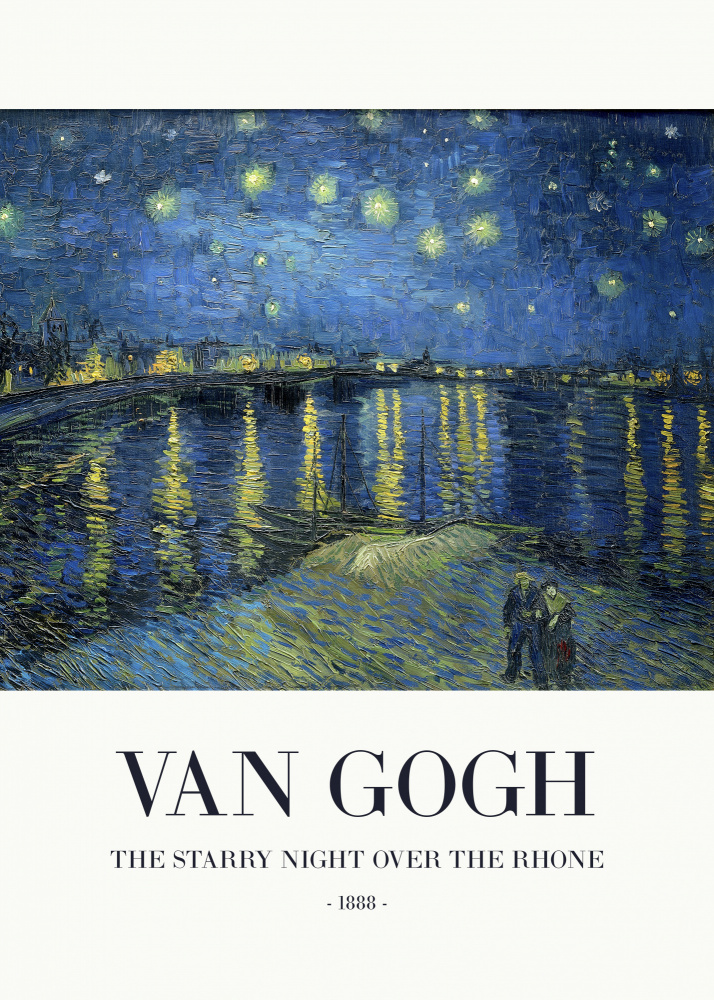 The Starry Night Over The Rhone à Vincent van Gogh