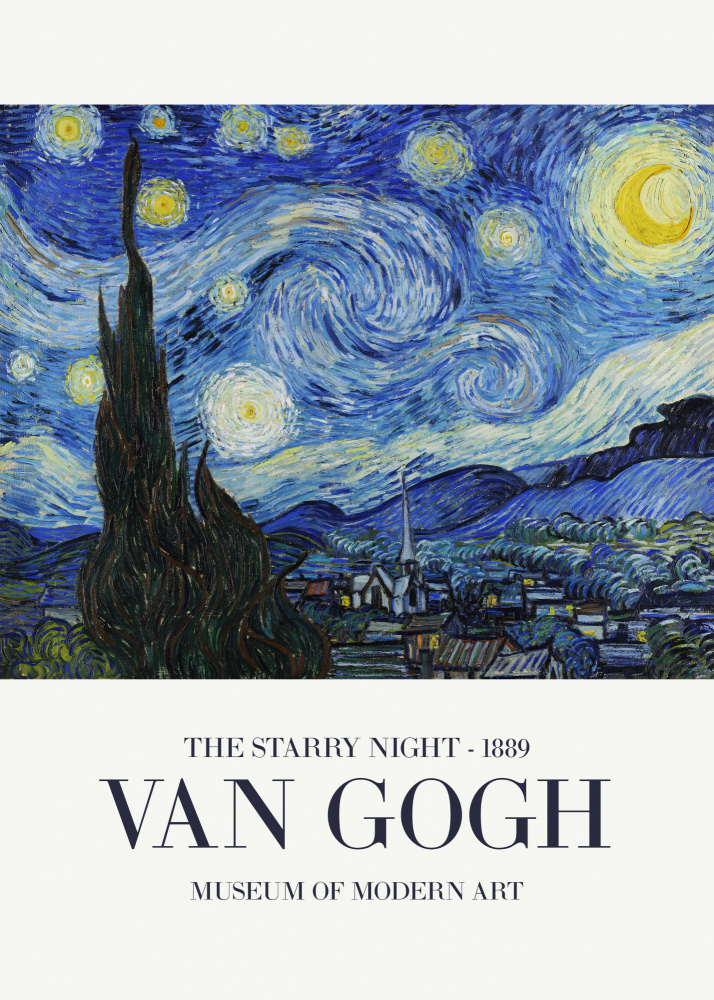 The Starry Night à Vincent van Gogh