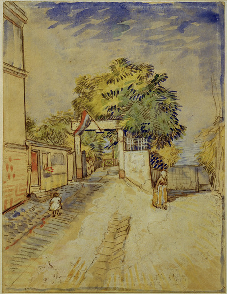 Entrance Moulin de la Galette à Vincent van Gogh