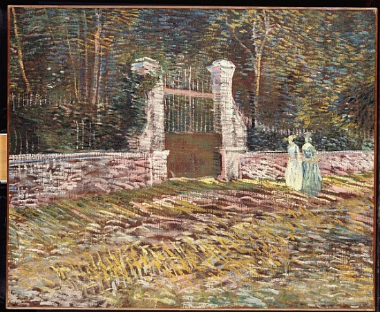 Entrance to the Voyer-d''Argenson Park at Asnieres à Vincent van Gogh