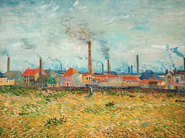 fabriques à Asniéres à Vincent van Gogh