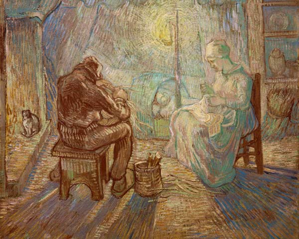 heure du soir à Vincent van Gogh