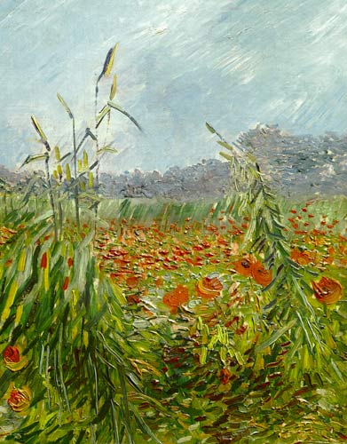 Verts épis de blé taillés à Vincent van Gogh