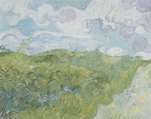 Champ de blé vert à Vincent van Gogh