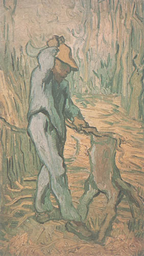 Le bûcheron à Vincent van Gogh