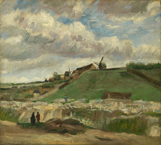 The Hill of Montmartre with Stone Quarry à Vincent van Gogh