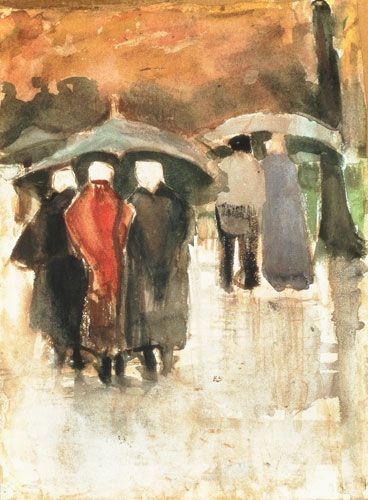 In the Rain à Vincent van Gogh