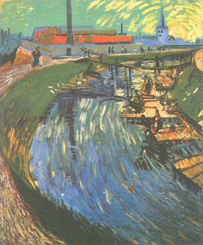 Le Canal La Roubine du Roi à Vincent van Gogh