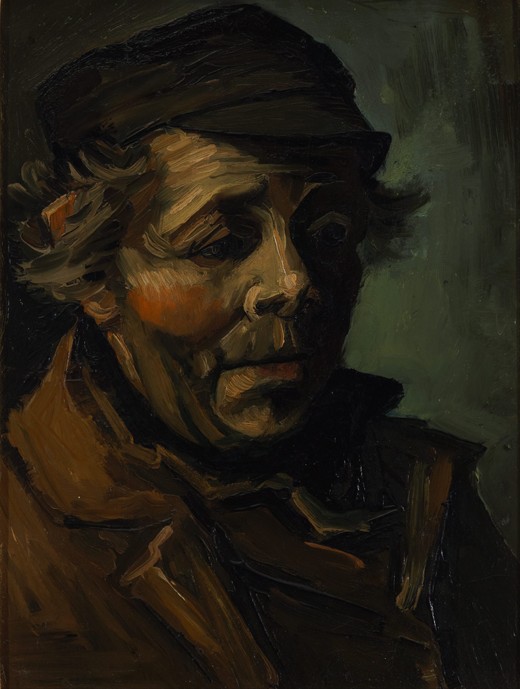 Head of a peasant à Vincent van Gogh