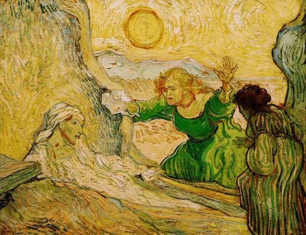 le réveil de Lazare à Vincent van Gogh