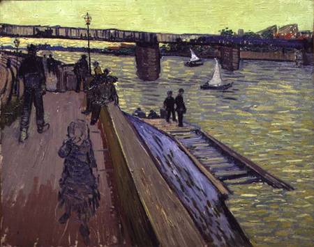 Le Pont de Trinquetaille in Arles à Vincent van Gogh