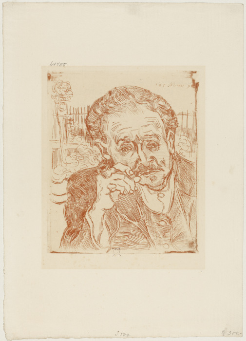 Portrait of Dr Gachet à Vincent van Gogh
