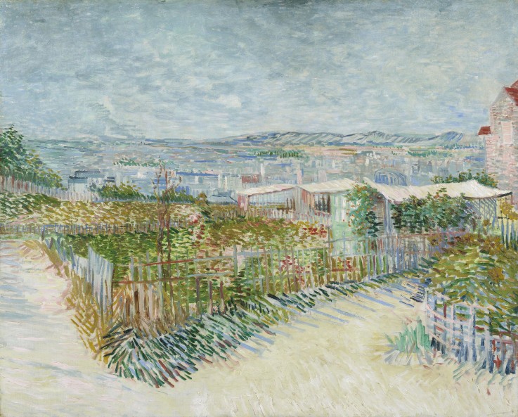 Montmartre: behind the Moulin de la Galette à Vincent van Gogh
