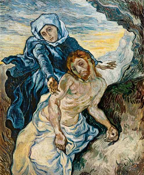 Pieta (d'après Delacroix) à Vincent van Gogh