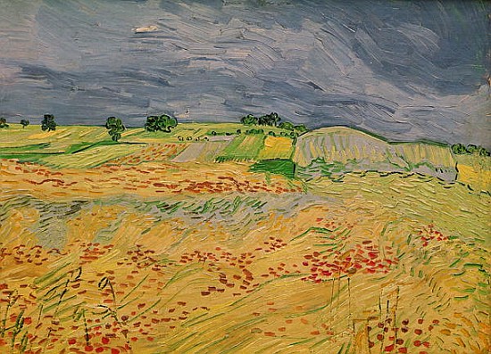 Plain at Auvers à Vincent van Gogh
