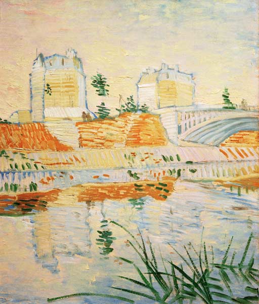 V.v.Gogh, Pont de Clichy /Paint./ 1887 à Vincent van Gogh