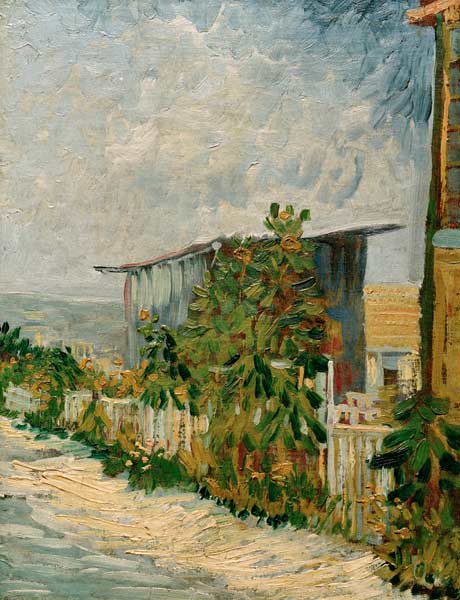 V.v.Gogh, Shelter on Montmartre/ Paint. à Vincent van Gogh