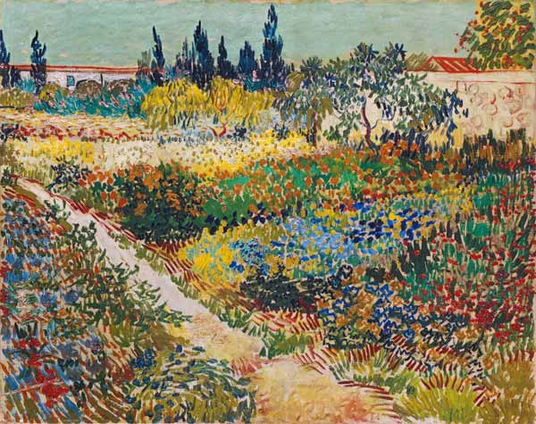 Les jardins d'Arles à Vincent van Gogh