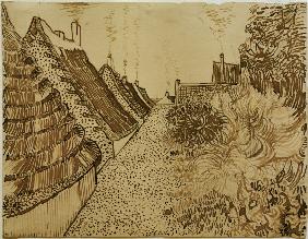 V.v.Gogh, Street in Saintes-Maries/Draw.