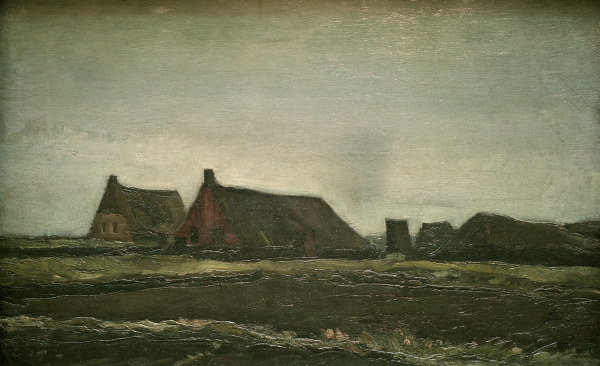 v.Gogh, Cottages / Paint./ 1883 à Vincent van Gogh