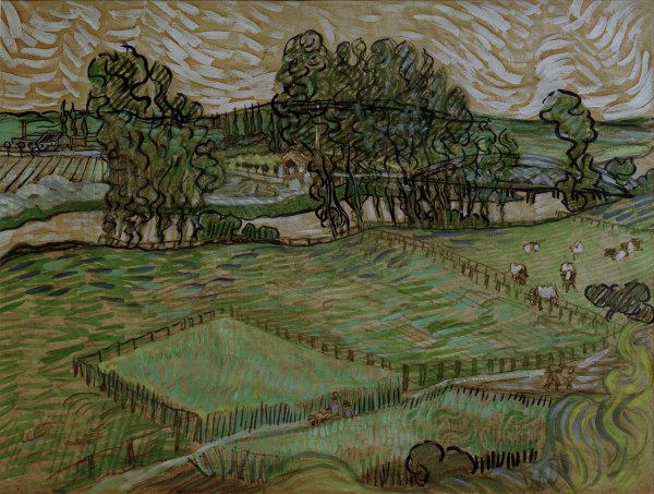 v.Gogh, The Oise at Auvers / 1890 à Vincent van Gogh